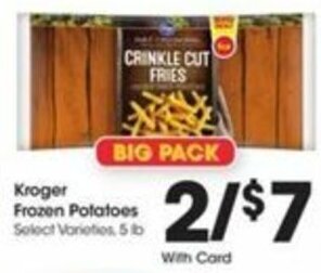Kroger Kroger Frozen Potatoes offer