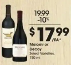 Kroger Mejomi Or Decoy 750ml offer