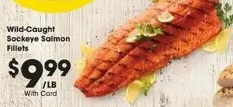 Kroger Wild-Caught Sockeye Salmon Fillets offer
