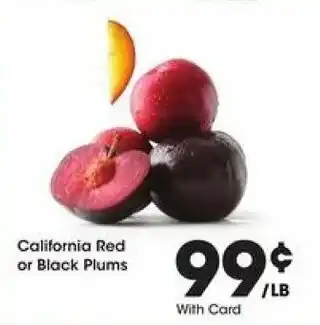 Kroger California Red Or Black Plums offer
