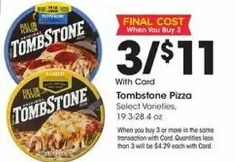 Kroger Tombstone Pizza offer