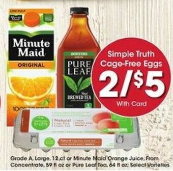 Kroger Simple Truth Cage-Free Eggs offer