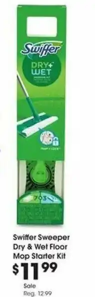 Kroger Swiffer Sweeper Dry & Wet Floor Mop Starter Kit offer