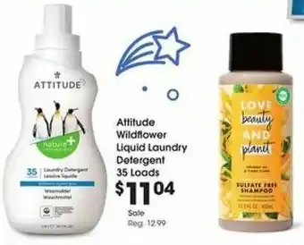 Kroger Attitude Wildflower Liquid Laundry Detergent offer