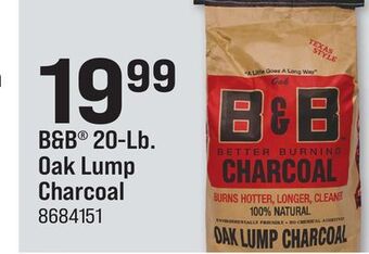 Ace Hardware B & b® 20-lb. oak lump charcoal offer