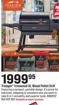 Ace Hardware Traeger® ironwood xl wood pellet grill offer