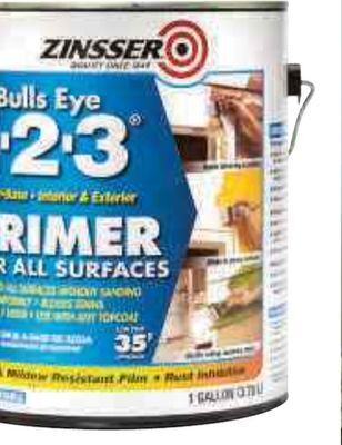 Ace Hardware Zinsser® bulls eye 1-2-3® primer offer