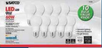 Ace Hardware Satco® a19 led bubs 10/pk. offer