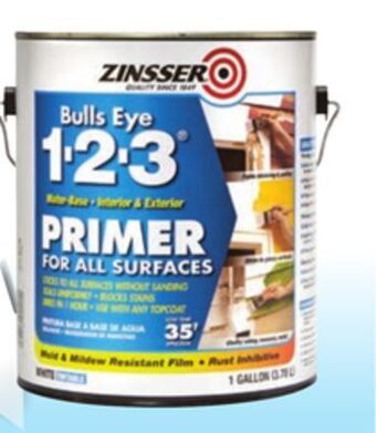Ace Hardware Zinsser® bulls eye 1-2-3® primer offer