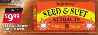 Ace Hardware C&s high energy bird suet 8/pk. offer