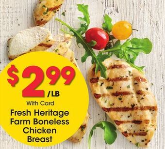 Kroger Fresh heritage farm boneless chicken breast offer