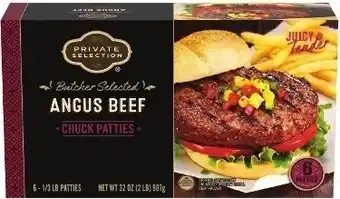 Kroger Private selection angus beef patties offer