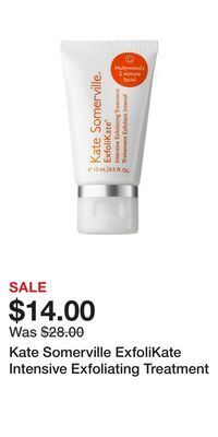 Kohl's Kate somerville exfolikate intensive exfoliating treatment offer