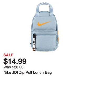 Dick's Sporting Goods Nike jdi zip pull lunch bag offer