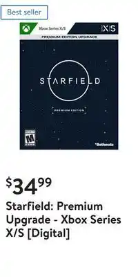 Walmart Starfield: premium upgrade - xbox series x/s [digital] offer