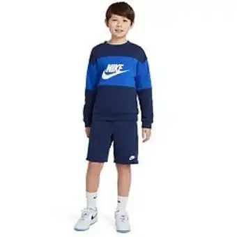 Kohl's Boys 8-20 nike french-terry fleece sweatshirt & shorts tracksuit offer