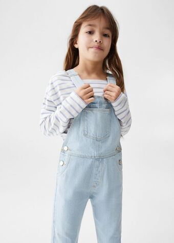 Mango Long denim dungarees offer