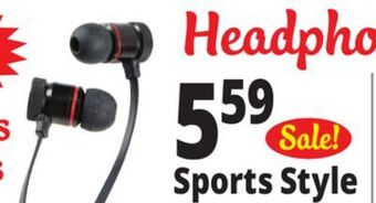 Ocean State Job Lot Techbunch sport style bluetooth earbuds offer