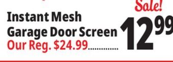Ocean State Job Lot Instant mesh garage hands-free screen door offer