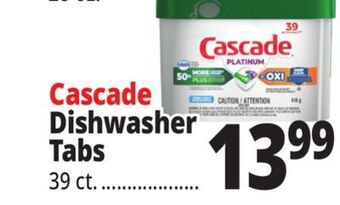 Ocean State Job Lot Cascade dishwasher tabs offer