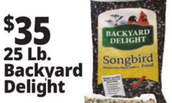 Ocean State Job Lot 25 lb. backyard delight offer