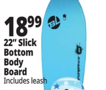 Ocean State Job Lot Big lizard 33 pro series hard slick bodyboard offer