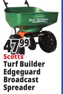 Ocean State Job Lot Scotts turf builder edgeguard broadcast spreader offer