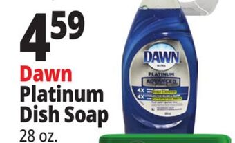 Ocean State Job Lot Dawn platinum dish soap offer