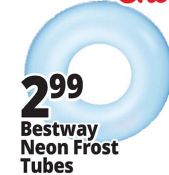Ocean State Job Lot Bestway h2ogo! inflatable frosted neon swim ring offer