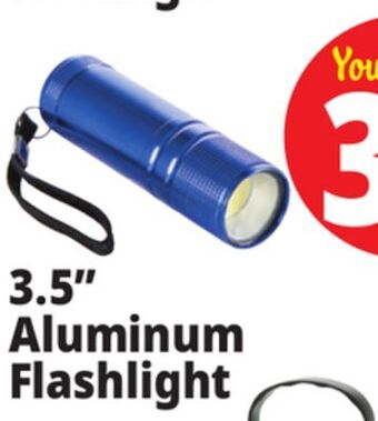 Ocean State Job Lot 80 lumen aluminum cob flashlight offer
