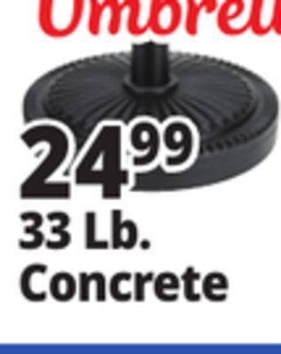 Ocean State Job Lot Concrete umbrella base, 15 offer