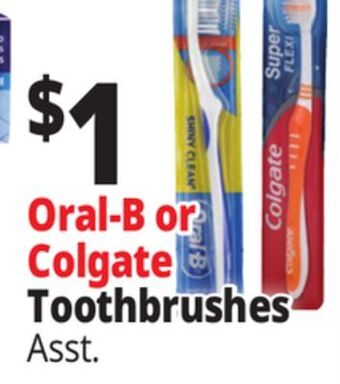 Ocean State Job Lot Colgate extra clean medium toothbrush offer