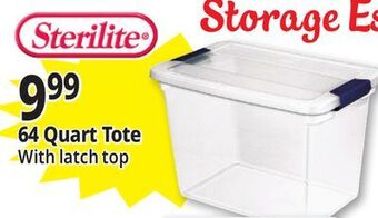 Ocean State Job Lot Sterilite 64 quart tote offer
