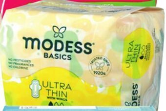 Ocean State Job Lot Modess maxi pads offer