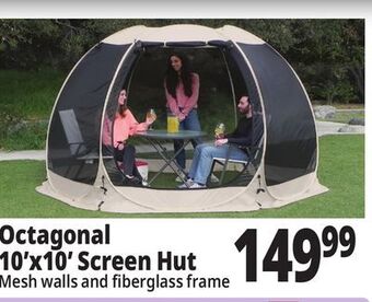 Ocean State Job Lot Octagonal 10'x10' screen hut offer