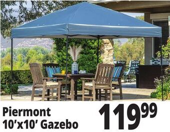 Ocean State Job Lot Piermont 10'x10' one touch instant gazebo offer