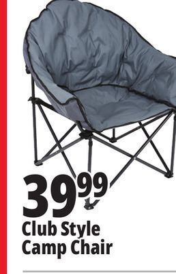 Ocean State Job Lot Folding club style camp chair offer