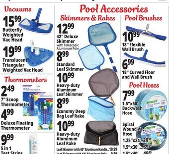Ocean State Job Lot Pool accessories offer
