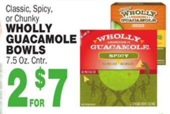 Bravo Supermarkets Wholly guacamole bowls offer