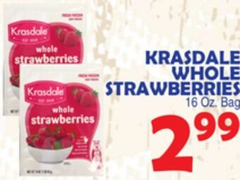 Bravo Supermarkets Krasdale whole strawberries offer