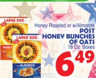 Bravo Supermarkets Post honey bunches of oats offer