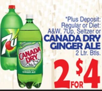Bravo Supermarkets Canada dry ginger ale offer