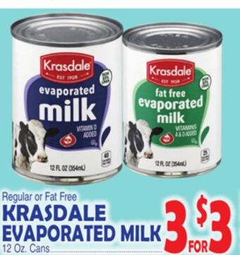 Bravo Supermarkets Krasdale evaporated milk offer