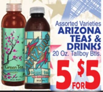 Bravo Supermarkets Arizona teas & drinks offer