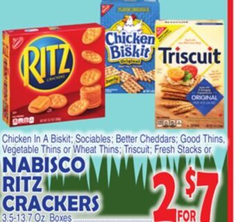 Bravo Supermarkets Nabisco ritz crackers offer