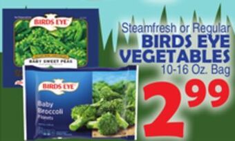 Bravo Supermarkets Birds eye vegetables offer
