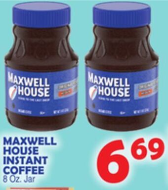 Bravo Supermarkets Maxwell house instant coffee offer