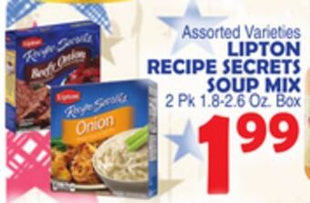 Bravo Supermarkets Lipton recipe secrets soup mix offer