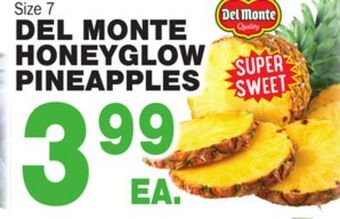Bravo Supermarkets Del monte honeyglow pineapples offer