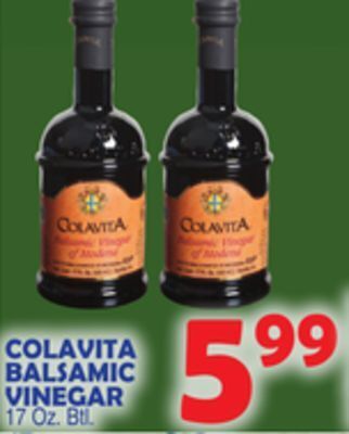 Bravo Supermarkets Colavita balsamic vinegar offer